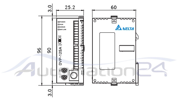 PLC دلتا DVP14SS211R PLC دلتا DVP14SS211R - فروشگاه اتوماسیون 24